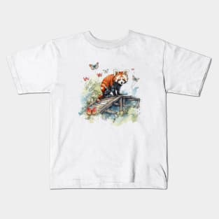 Red Panda Kids T-Shirt